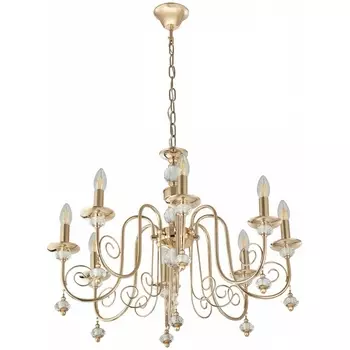 Подвесная люстра Arte Milano AM346109 346109/8 FGD подсвечник с подвесками