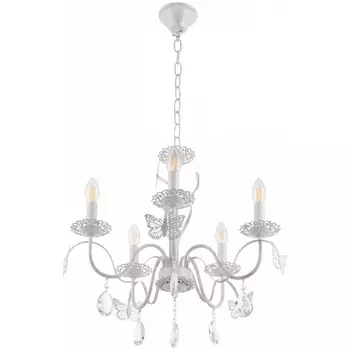 Подвесная люстра Arte Milano AM346179 346179/5 WT+SL подсвечник с подвесками