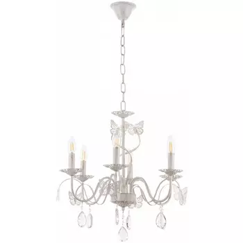 Подвесная люстра Arte Milano AM346179 346179/6 WT+SL подсвечник с подвесками