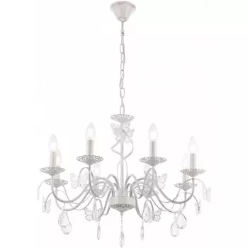 Подвесная люстра Arte Milano AM346179 346179/8 WT+SL подсвечник с подвесками