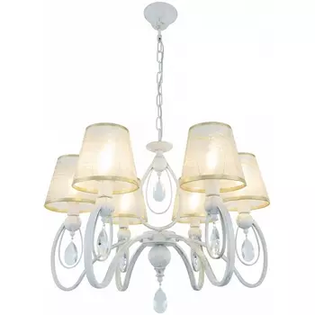 Подвесная люстра Arte Milano AM347203 347203/6 WT+G с подвесками