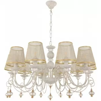 Подвесная люстра Arte Milano AM347620 347620/10 WT+G с подвесками