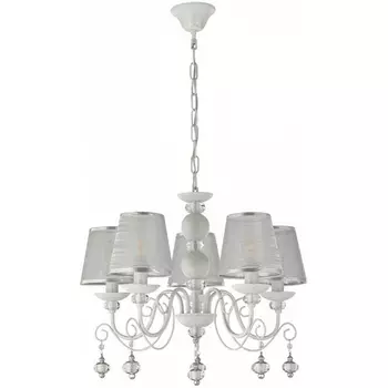 Подвесная люстра Arte Milano AM347620 347620/5 WT+SL с подвесками