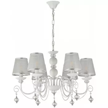 Подвесная люстра Arte Milano AM347620 347620/6 WT+SL с подвесками