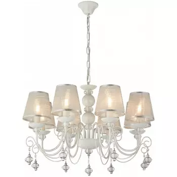 Подвесная люстра Arte Milano AM347620 347620/8 WT+SL с подвесками