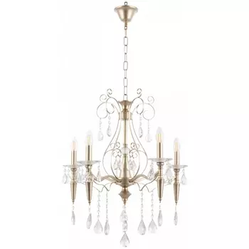 Подвесная люстра Arte Milano AM347710 347710/5 CG подсвечник с подвесками