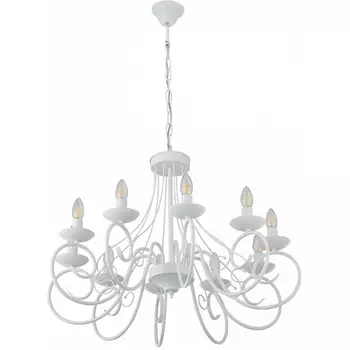 Подвесная люстра Arte Milano AM349159 349159/10 WT подсвечник