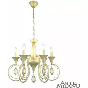 Подвесная люстра Arte Milano AM349920 349920/6 CG подсвечник с подвесками