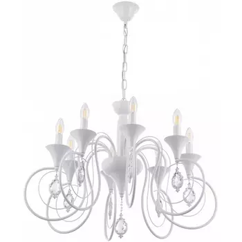 Подвесная люстра Arte Milano AM349920 349920/8 WT подсвечник с подвесками