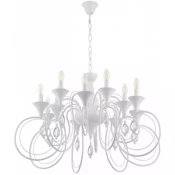 Подвесная люстра Arte Milano AM349920 349920/8-4 WT подсвечник с подвесками