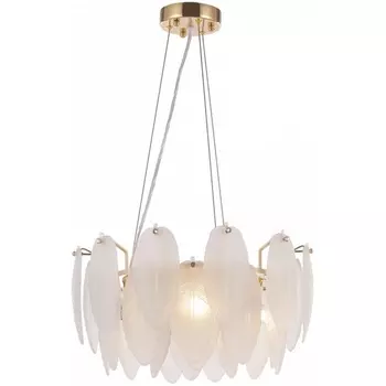 Подвесная люстра перо Arte Milano AM-4653 4653.D450.H240.E14.5 G