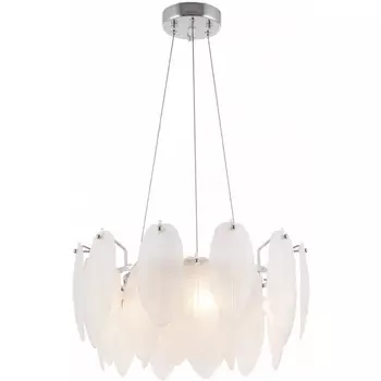 Подвесная люстра перо Arte Milano AM-4653 4653.D450.H240.E14.5 Ni