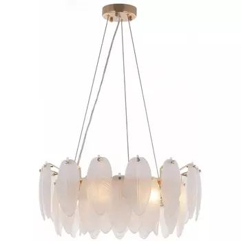 Подвесная люстра перо Arte Milano AM-4653 4653.D550.H240.E14.6 G