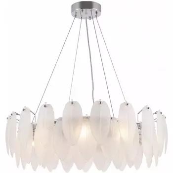 Подвесная люстра перо Arte Milano AM-4653 4653.D750.H240.E14.12 Ni