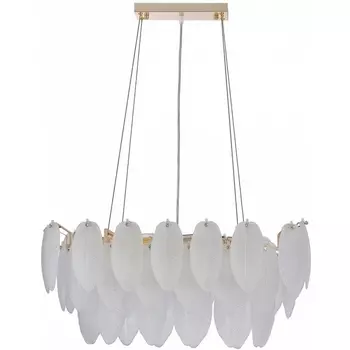 Подвесная люстра перо Arte Milano AM-4653 4653.L750.H240.E14.12 G