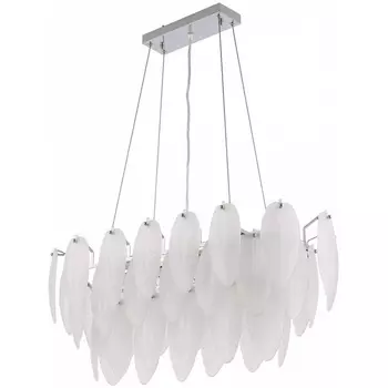 Подвесная люстра перо Arte Milano AM-4653 4653.L750.H240.E14.12 Ni