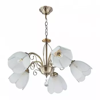 Подвесная люстра Arte Milano Amalfi-2656 332656/5 AB с подвесками