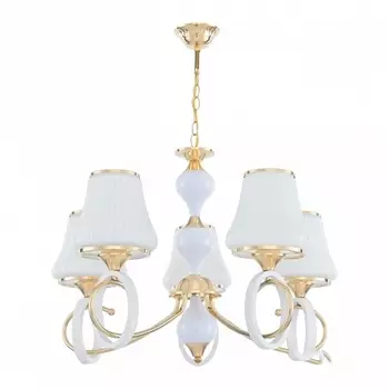 Подвесная люстра Arte Milano Florentia-2387 302387/5 Wh/Gd