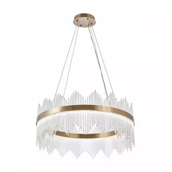 Подвесная люстра хрустальная с пультом LED Arte Milano Venezia 311033/D800 BS