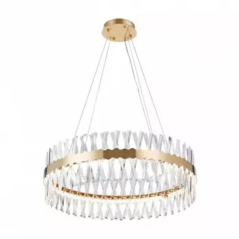 Подвесная люстра хрустальная с пультом LED Arte Milano Venezia 311096/D800 BS