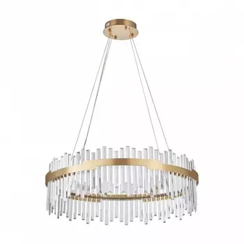 Подвесная люстра хрустальная с пультом LED Arte Milano Venezia 312011/D800 BS