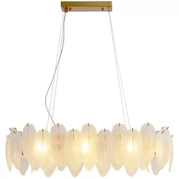 Подвесная люстра Arte Lamp Evie A4152SP-8SG листья