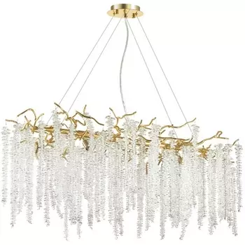 Подвесная люстра Odeon Light Banche 5005/12 форма ветки с подвесками