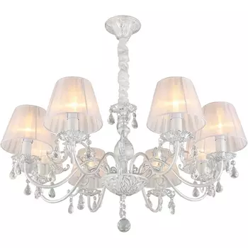 Подвесная люстра хрустальная Omnilux Bantine OML-53213-08 с подвесками