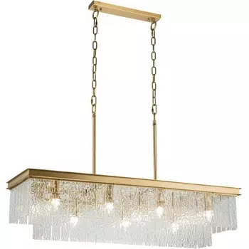 Подвесная люстра Belfast Harland 6308-10C BR CL