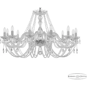 Подвесная люстра Bohemia 101 101/12/360 Ni подсвечник с подвесками