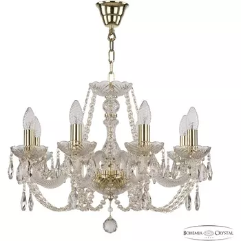 Подвесная люстра Bohemia 101 101/8/195 G подсвечник с подвесками