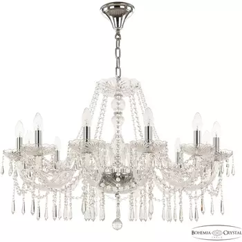 Подвесная люстра Bohemia 104 104/12/300 Ni подсвечник с подвесками