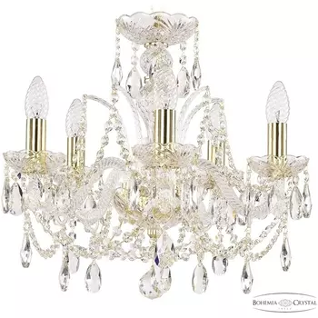 Подвесная люстра Bohemia 105 105/5/141 G подсвечник с подвесками
