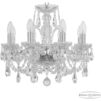 Подвесная люстра Bohemia 105 105/8/141 Ni подсвечник с подвесками