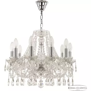 Подвесная люстра Bohemia 107 107/10/165 Ni подсвечник с подвесками