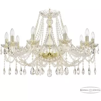 Подвесная люстра Bohemia 107 107/10/300 G подсвечник с подвесками