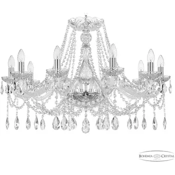 Подвесная люстра Bohemia 107 107/10/300 Ni подсвечник с подвесками