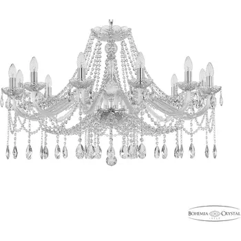 Подвесная люстра Bohemia 107 107/12/360 Ni подсвечник с подвесками
