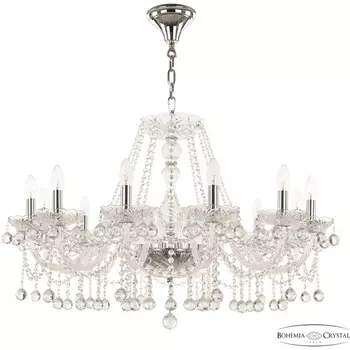 Подвесная люстра Bohemia 108 108/12/300 Ni подсвечник с подвесками