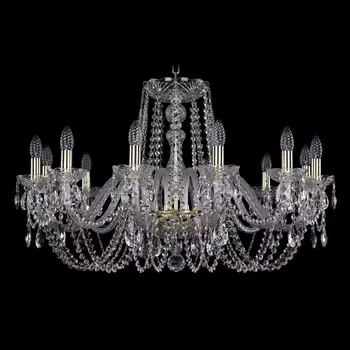 Подвесная люстра хрусталь Bohemia 1402 1402/12/300/G подсвечник