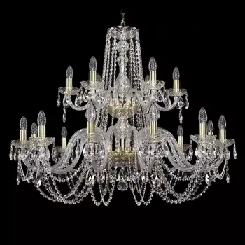 Подвесная люстра Bohemia 1402 1402/12+6/360/2d/G