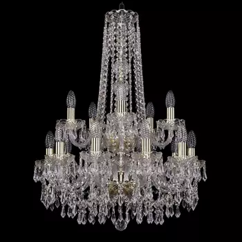 Подвесная люстра Bohemia 1403 1403/10+5/195/h-77/2d/G