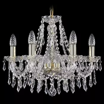 Подвесная люстра хрусталь Bohemia 1403 1403/6/160/G подсвечник