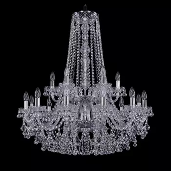 Подвесная люстра Bohemia 1409 1409/12+6/300/h-94/2d/Ni