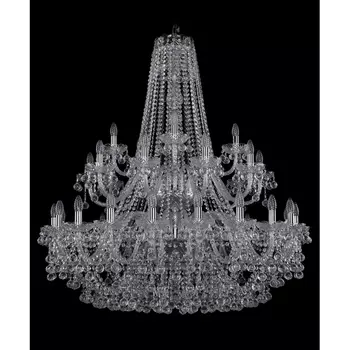 Подвесная люстра Bohemia 1409 1409/20+10+5/400/2d/Ni