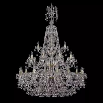 Подвесная люстра Bohemia 1409 1409/20+10+5/400/XL-159/3d/G