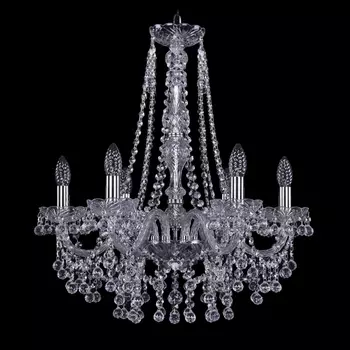 Подвесная люстра Bohemia 1409 1409/6/195/h-63/Ni