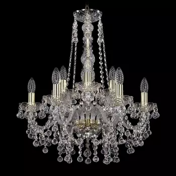 Подвесная люстра Bohemia 1409 1409/6+3/195/h-63/G