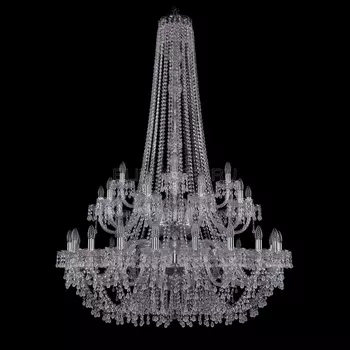 Подвесная люстра Bohemia 1410 1410/20+10+5/400/h-160/2d/Ni/V0300