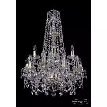 Подвесная люстра Bohemia 1411 1411/10+5/195/XL-80/2d/G